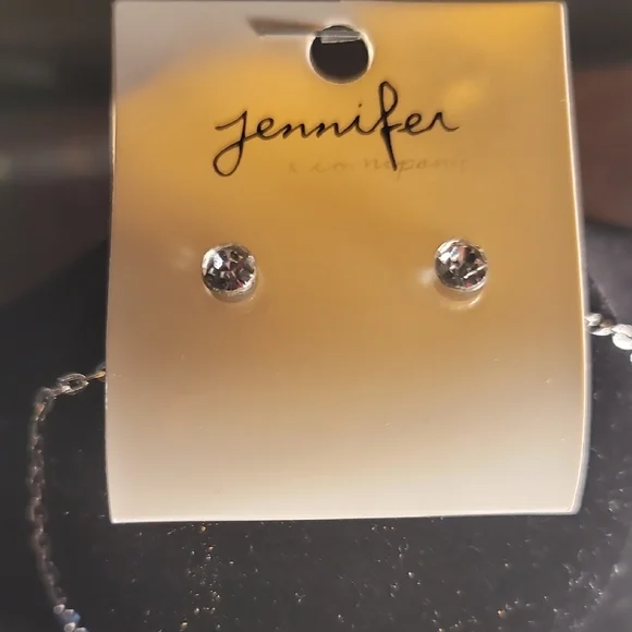 Jenni Silver Clover Charm Necklace - Picture 2 of 2